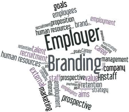 employee engagement and employer branding word cloud